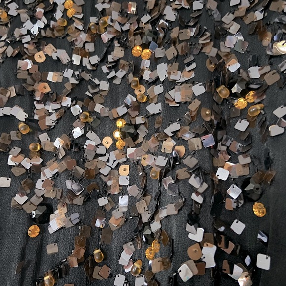 French Connection beaded satin midi dress - Picture 4 of 4